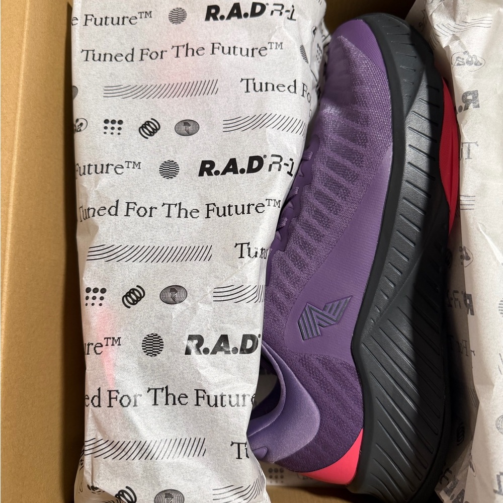 R.A.D R-1 Purple Athletic Shoes Men’s 13 BNIB